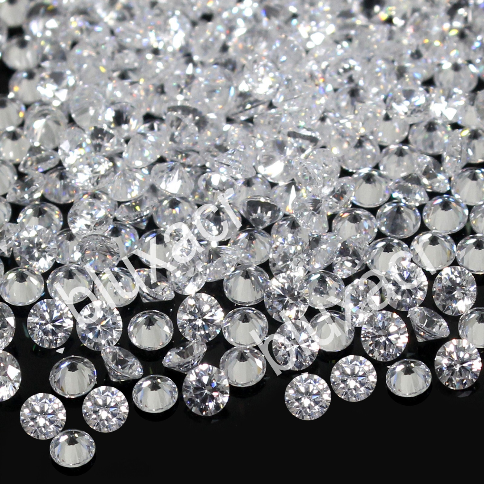 Natural VVS1 D Color Diamond Certified 1.30 MM Round Brilliant Wholesale 100 Pc