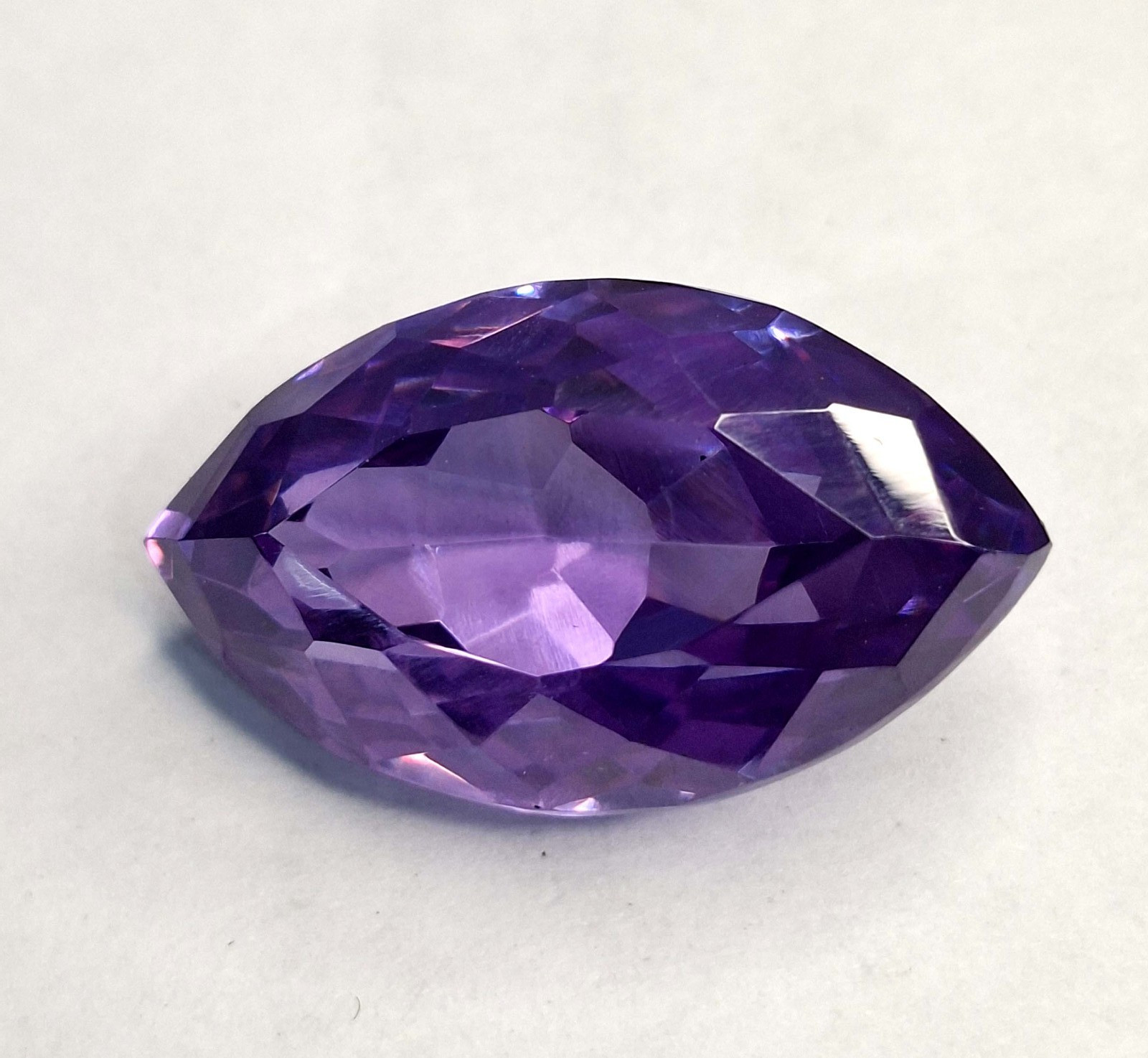Natural Purple Zircon Marquise Cut 58-60 Ct Certified Loose Gemstone RK856
