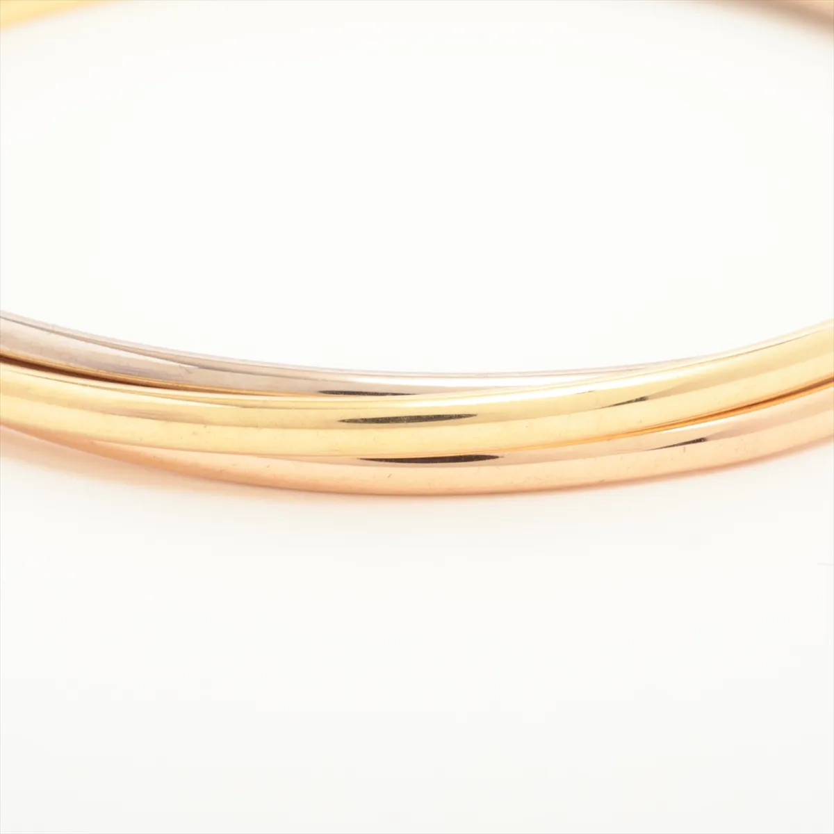 Cartier Trinity Bracelet 750(YG×PG×WG) 36.3g 17