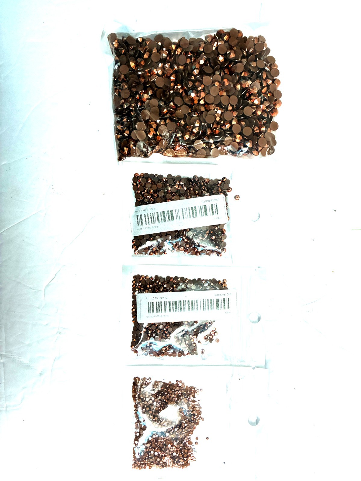 56,700 Flat Back Rhinestones Lot Dance Costume Bedazzle acrylic 2mm 3mm 4mm 6mm