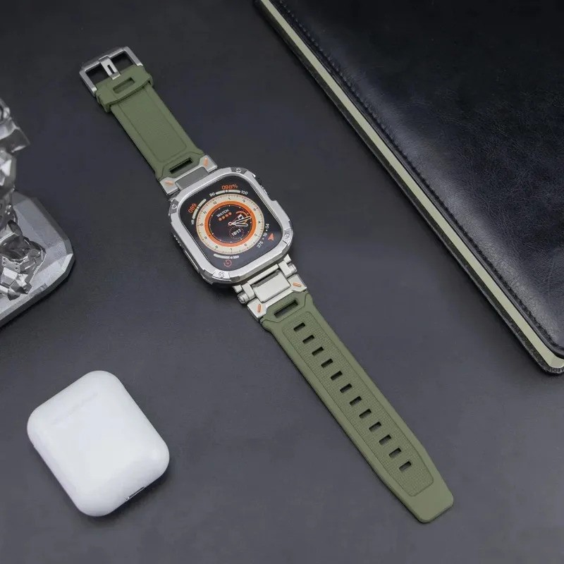 Band Case for Apple Watch 49mm 46mm 45mm 44mm Series 11 10 9 8 7 SE Ultra iWatch