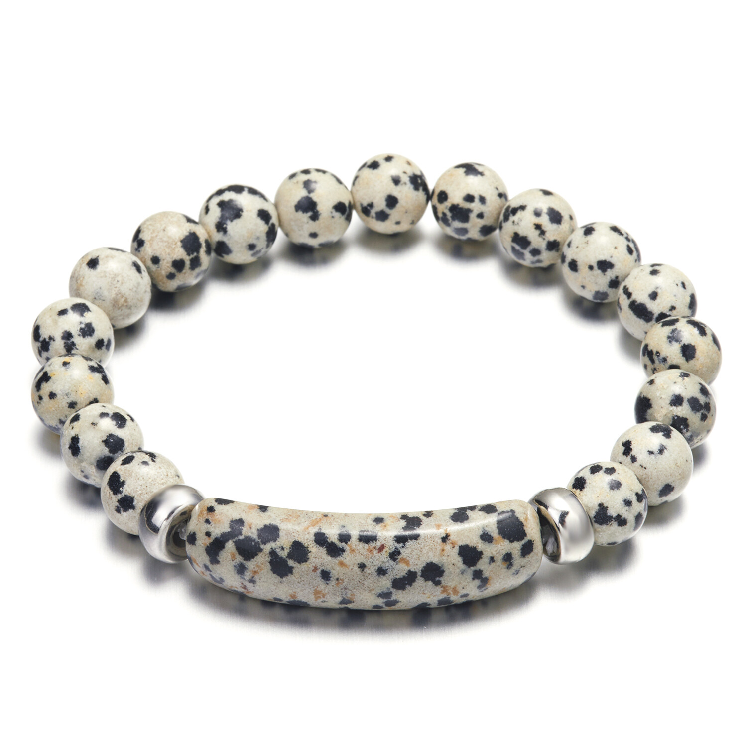 Natural Stone Tiger Eye Beaded Bracelet Elasticity Bangle Elegant Women Jewelry