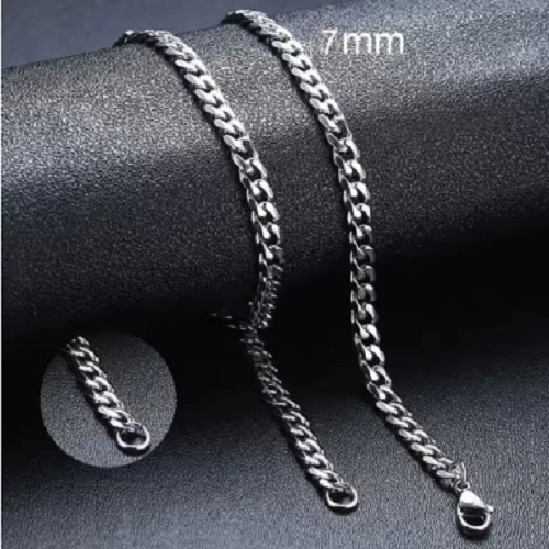 Stainless Steel Chain Necklace for Men Punk Neck Male Chains Jewelry Accessories