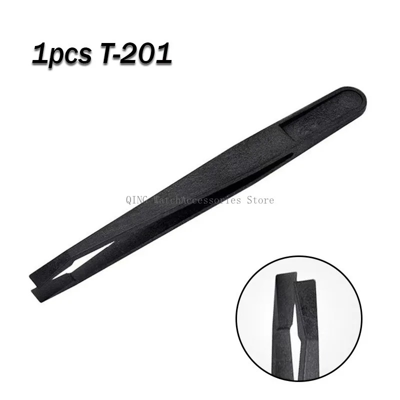 Watch Repair Tool Antistatic Plastic Tweezers for Watchmaker Trimmer Tweezers