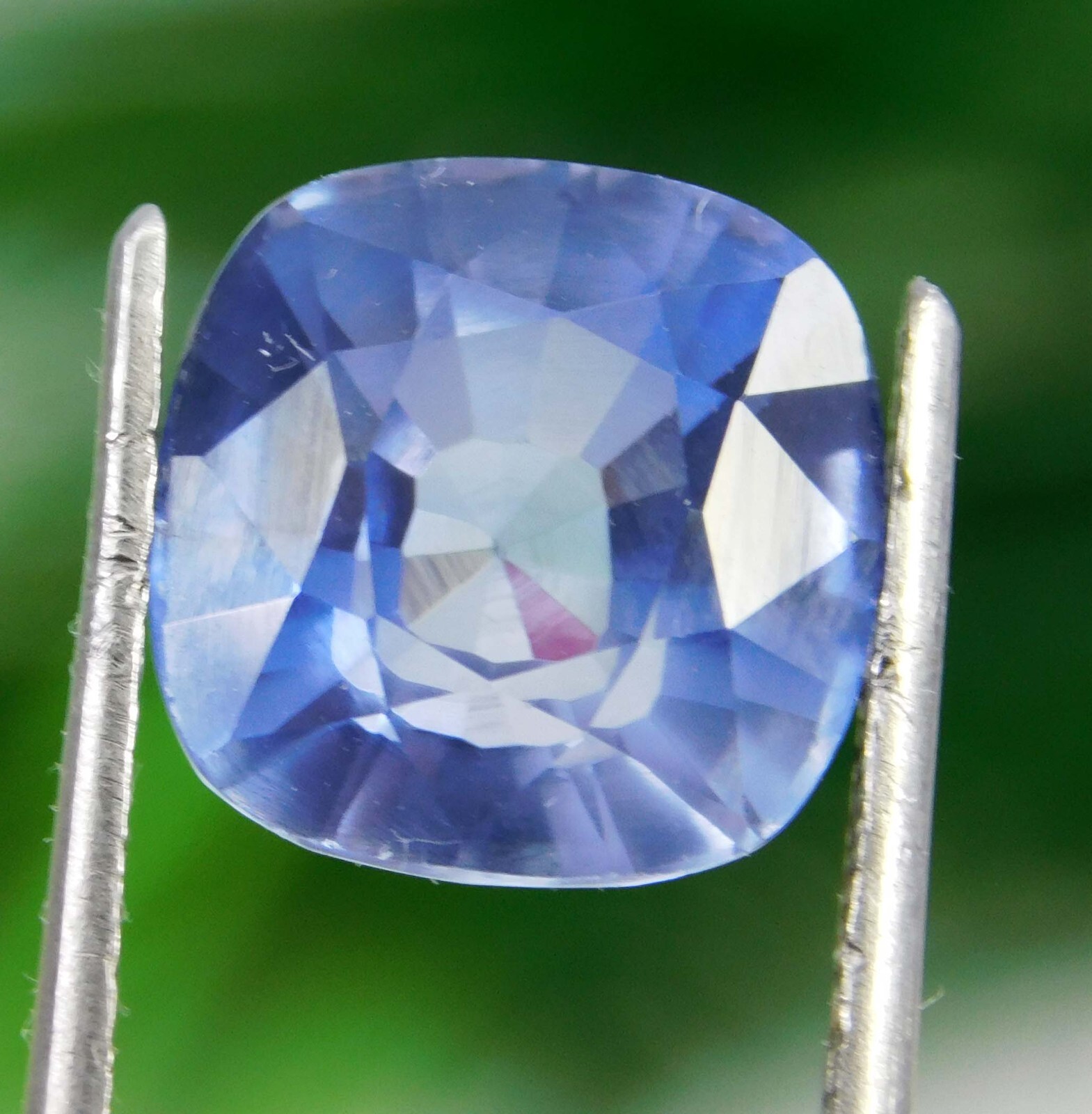 CERTIFIED 7.30 Ct Natural California Rare Blue Benitoite Cushion Cut Gemstone