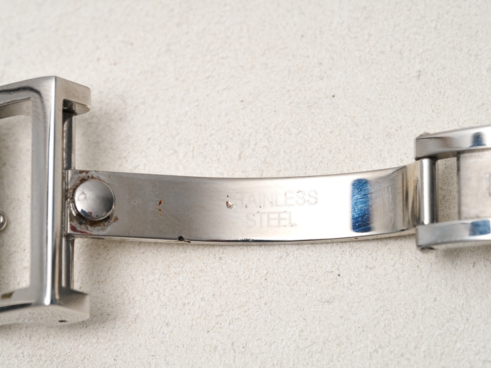 Bvlgari Bulgari 18mm Deployment Buckle Clasp Fold Over Stainless Steel