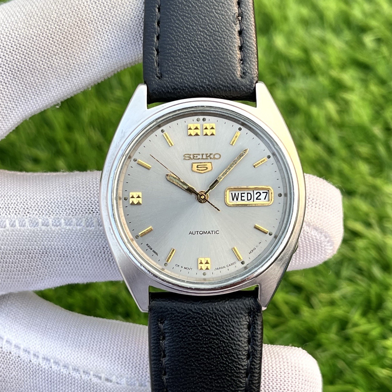 Vintage Seiko 5 Dress Formal Automatic Japan Made Men’s Watch Cal 6309