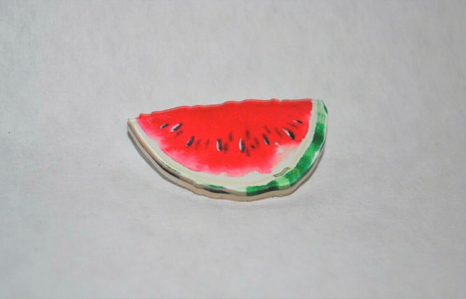 Unicorn Flamingo Watermelon and Citrus Novelty Brooch Cute Fun Retro