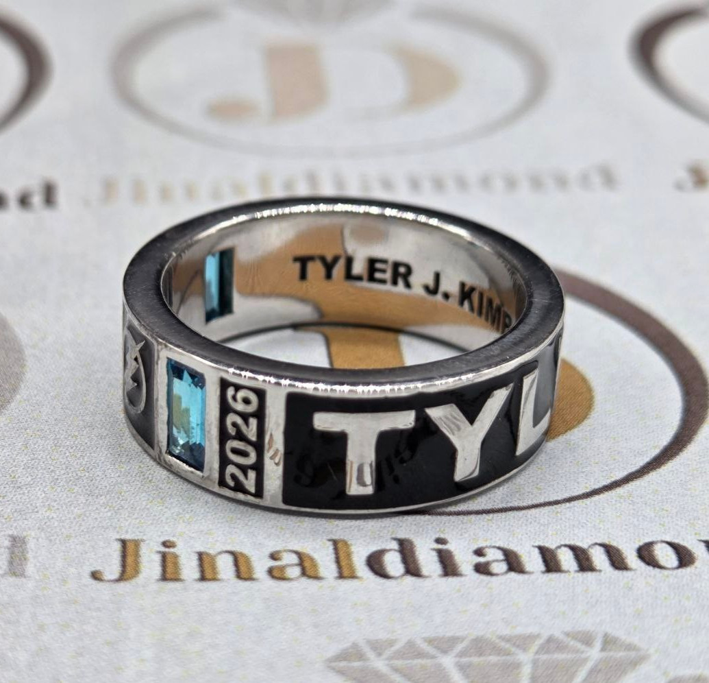Order Now For 2026 Graduation Men And Women 925 Silver Decorated Band Class Ring