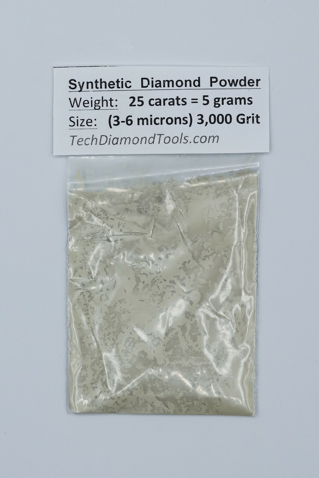 Polishing Lapping Diamond Powder 200.000 to 400 Grit Mesh Weight 25 Carat 5 Gram