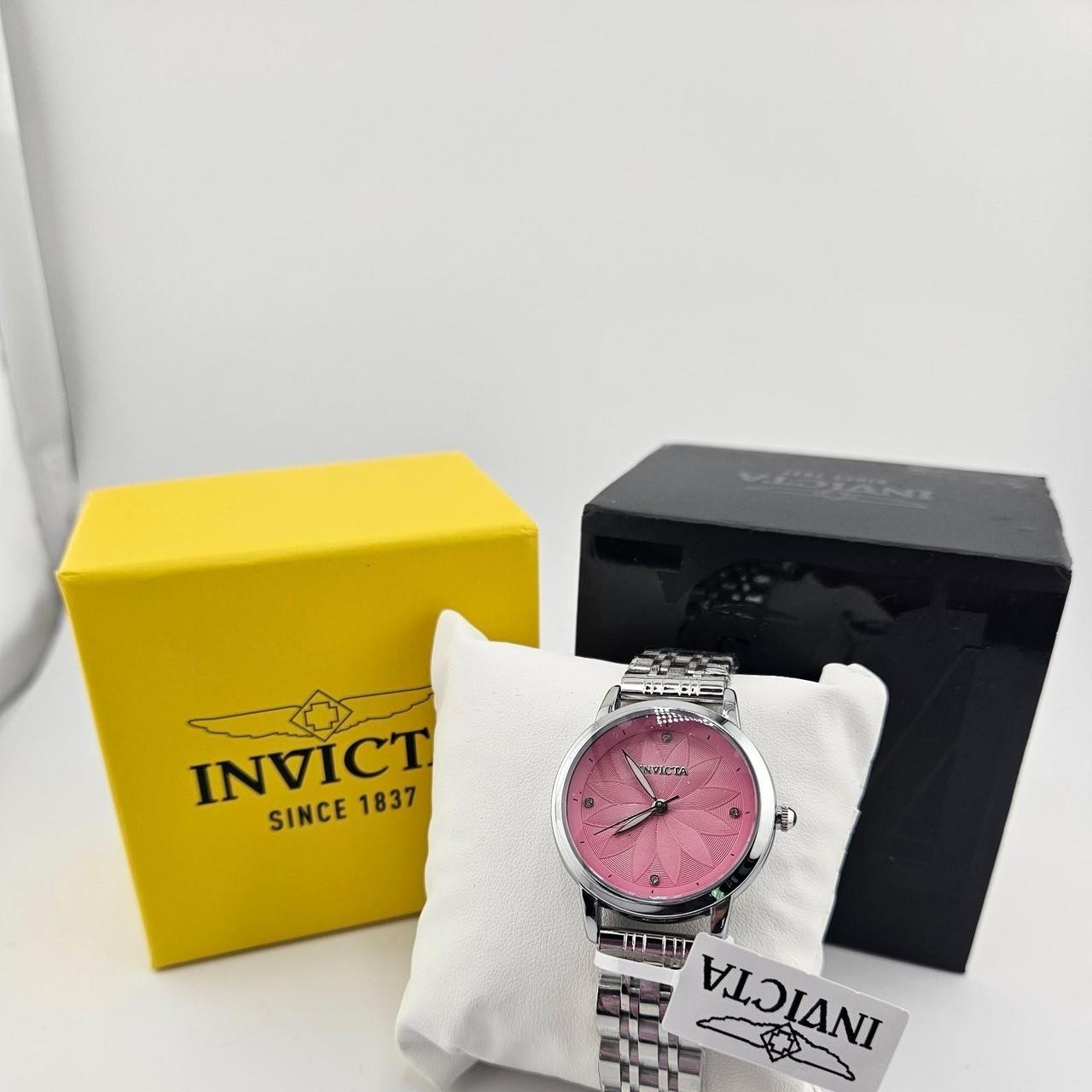 BRAND NEW Invicta Wildflower Tigerlily Women’s Watch – 34mm, Steel Pink 69305