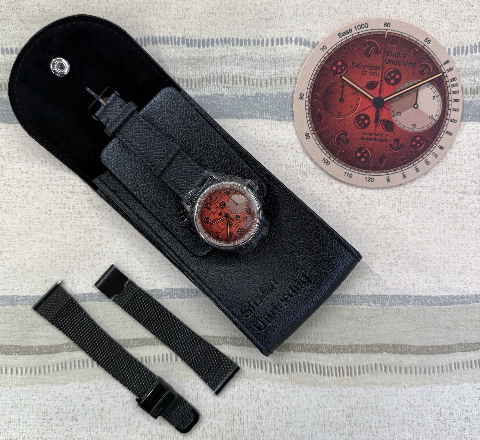Time & Tide X Studio Underd0g 01 Burnt Pepperoni Pizza *Event Exclusive* Watch
