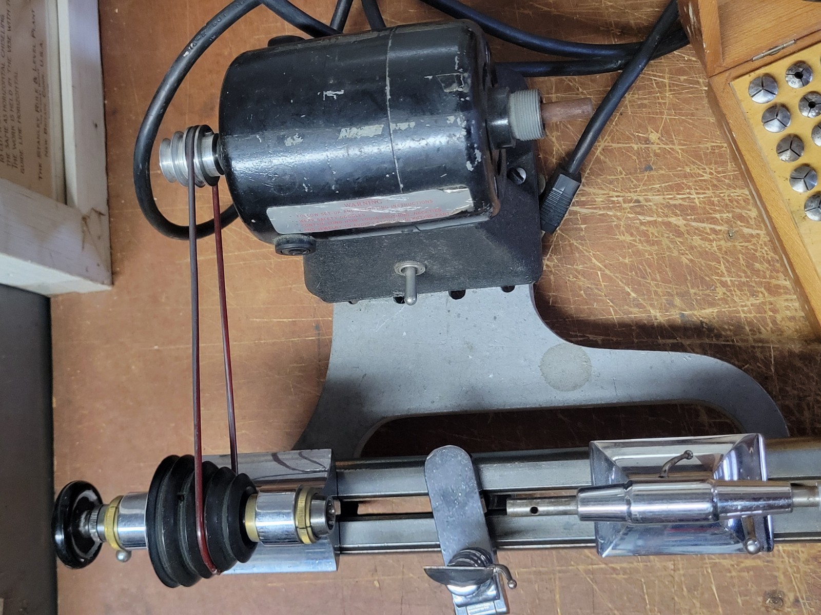 Marshall Peerless Jewelers Lathe With Collets And Accessories