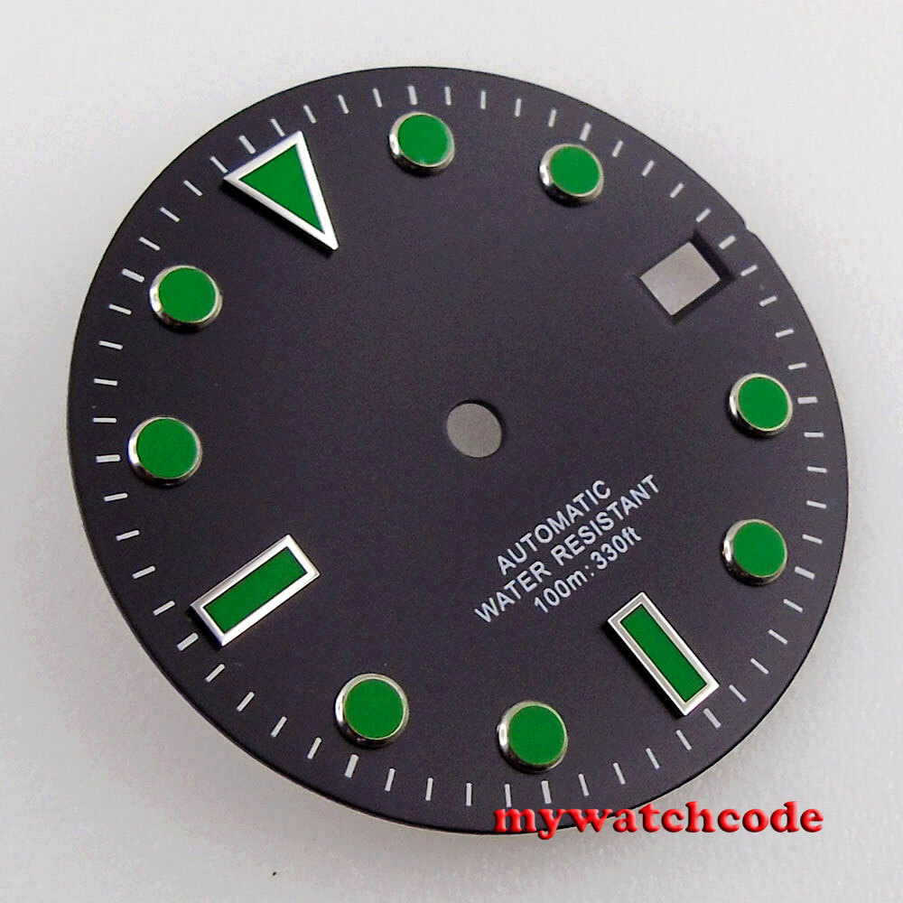 28.5mm black white Watch Dial for eta 2824 2836 8215 8205 NH35 ST1612 Movement