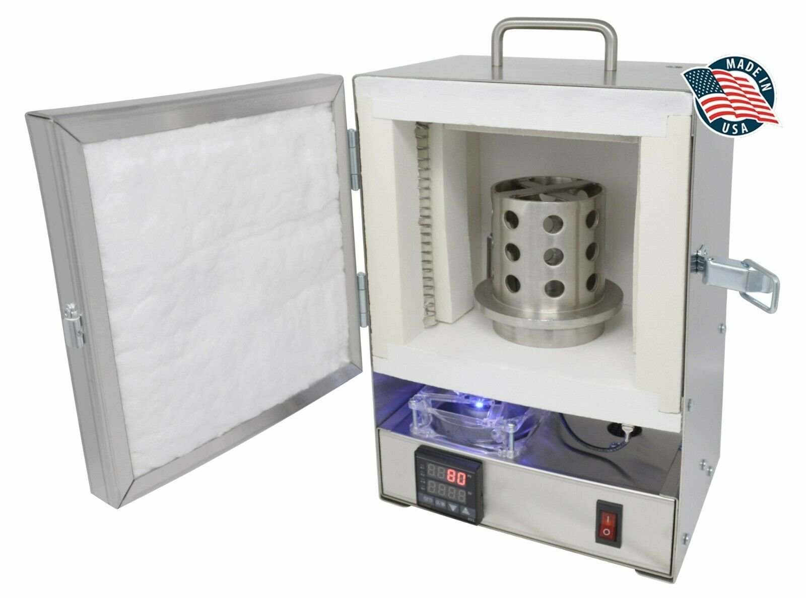 TableTop Hi-Temp 2200°F Burnout Oven PROGRAMMABLE Jewelry Resin Wax Dental Kiln