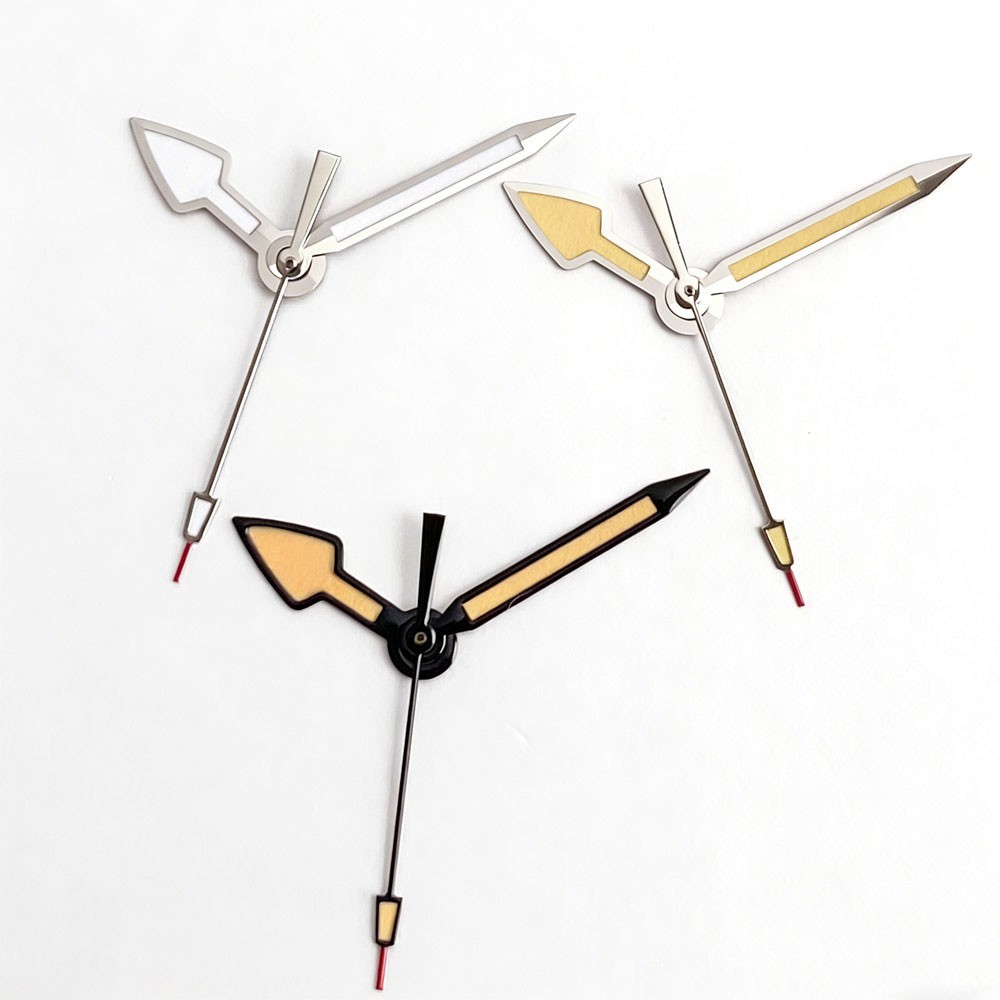Black Yellow White Watch Hand Needles for NH35 NH36 NH39 NH70 ETA2824 Dive Watch