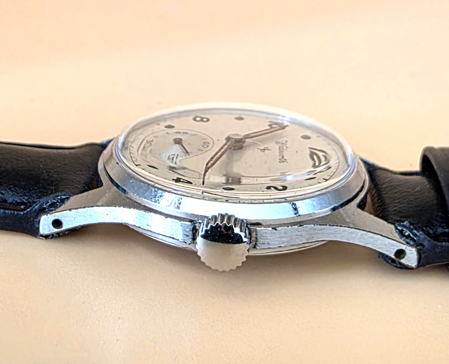 VTG Rare WADSWORTH 3072 Manual Wind Swiss Watch 31mm Serviced Men’s