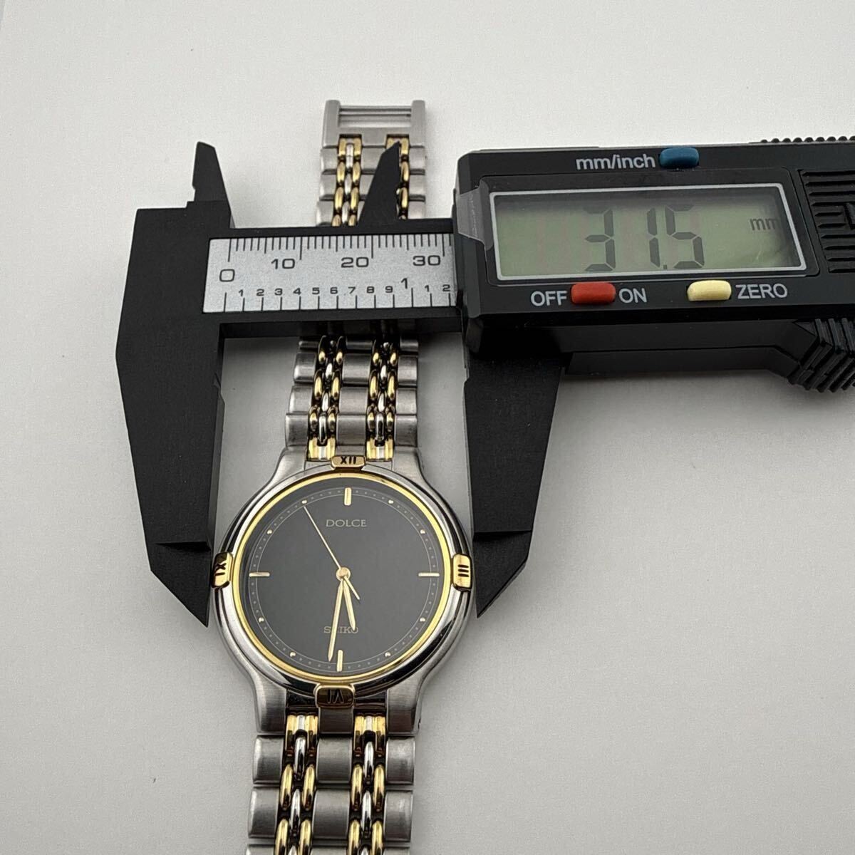 SEIKO 5E31 6000 Seiko DOLCE Men s Boys Wristwatch Working Battery Replaced B444
