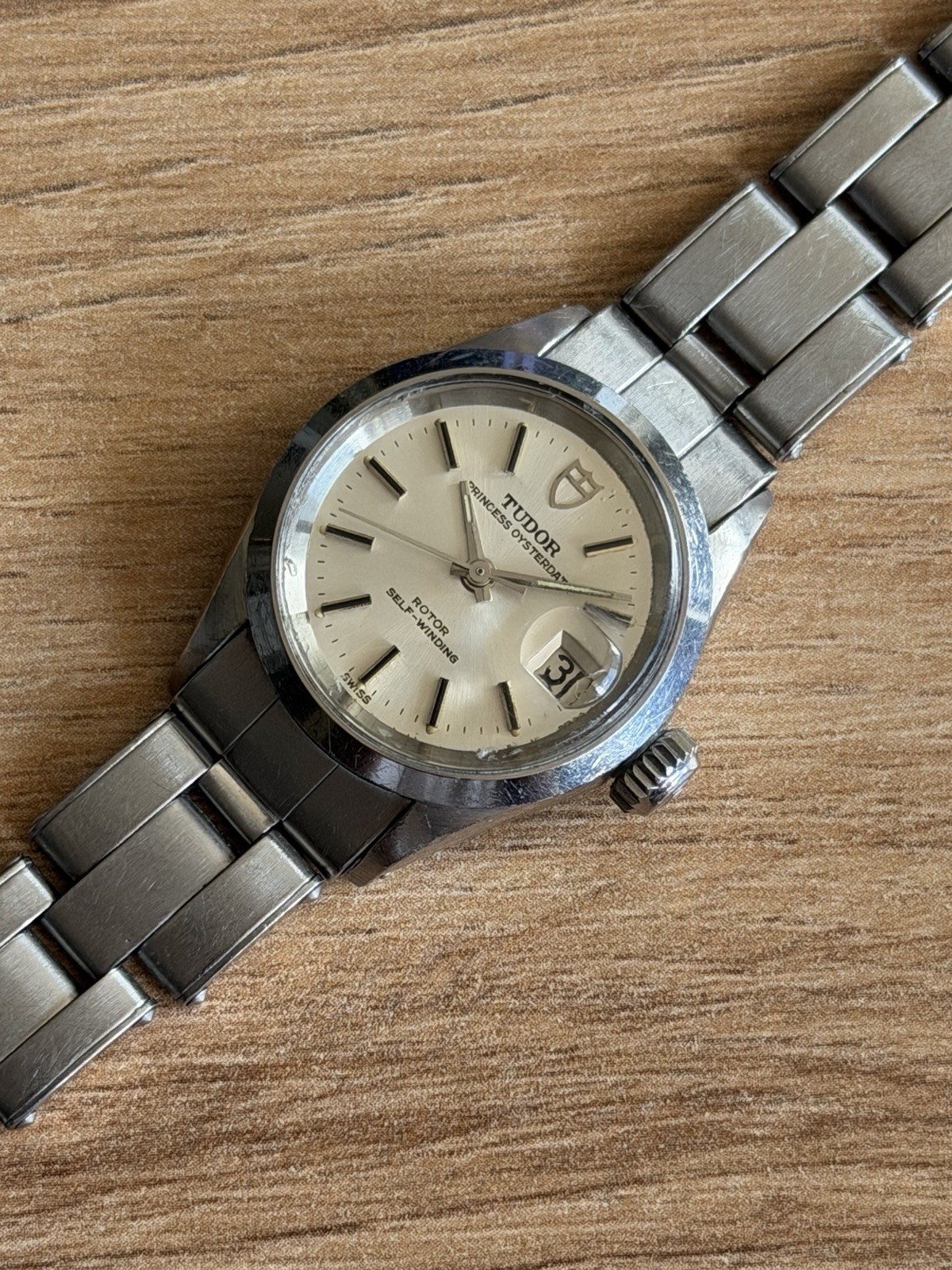 Tudor 7600/0 Princess Steel Original Automatic Preserved Working