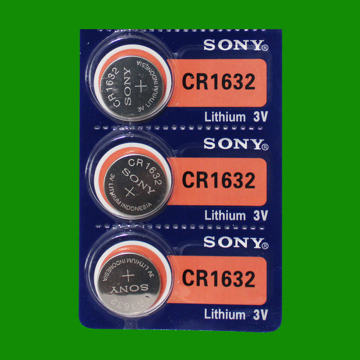 SONY CR1632 LITHIUM 3V BATTERY – 3Pc