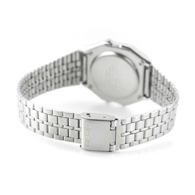 Casio A159WA-N1DF Standard Digital Silver Metal Multi-row Band New R8041010