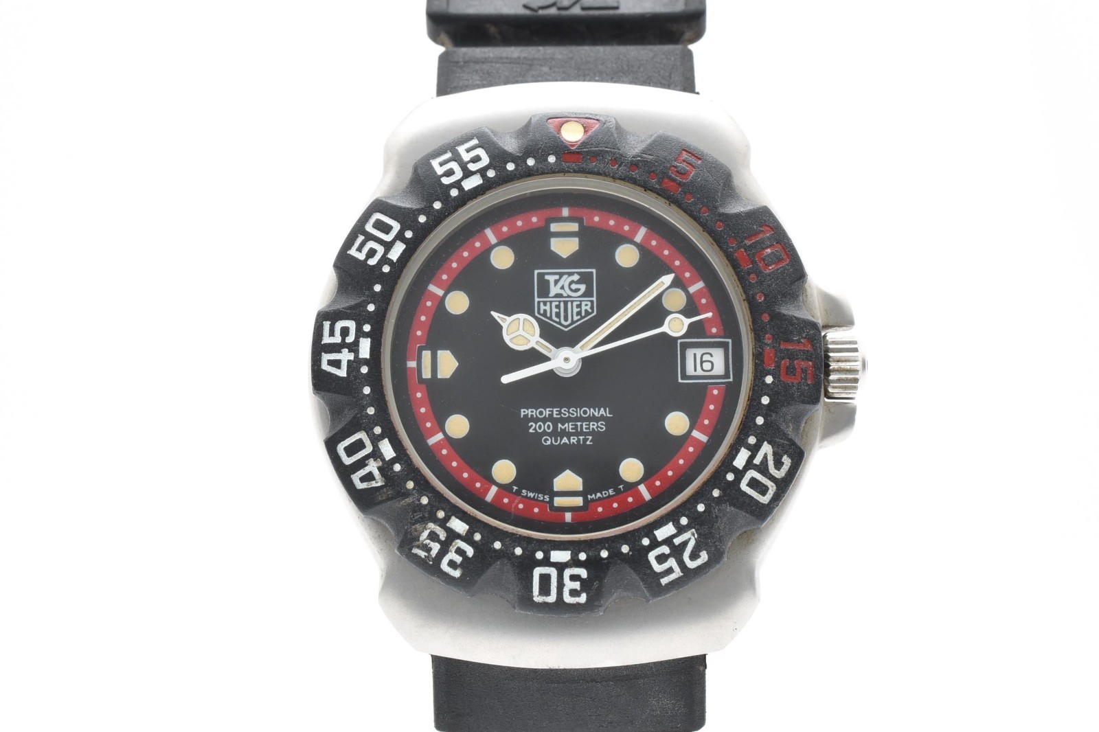 [EXCELLENT+5] TAG HEUER Formula 1 WA1214 35mm Black Dial Date Quartz Men’s Watch