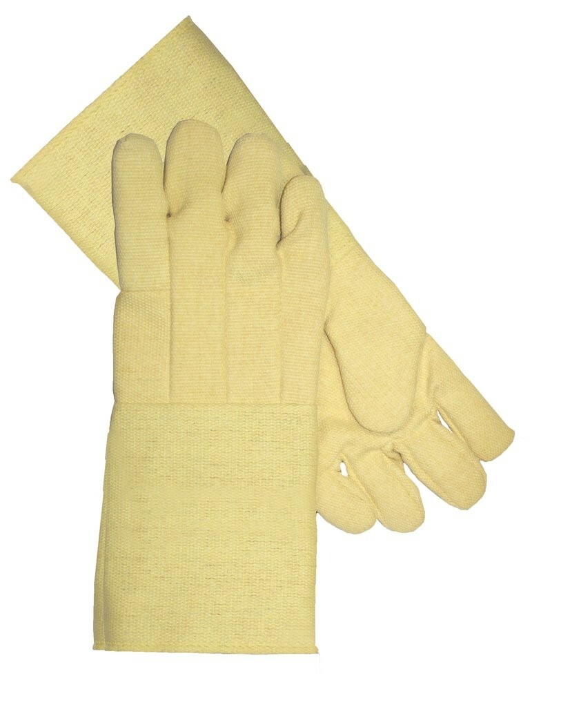 MADE WITH KEVLAR HIGH HEAT RESISTANT GLOVES FURNACE 18″ PAIR MELTING WELDING