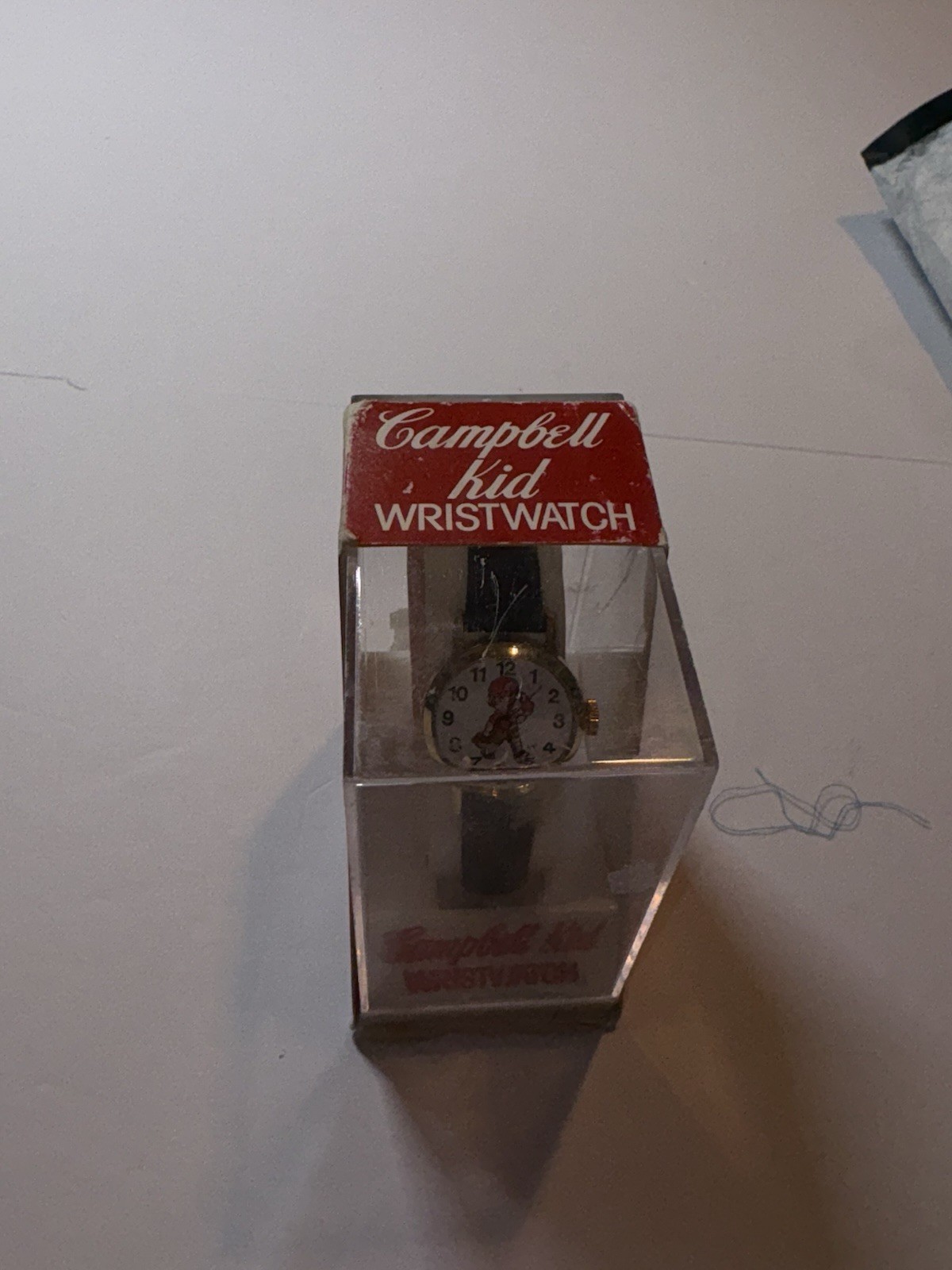 Vintage Advertising Campbell Kid Character Watch In Original Box,See Description