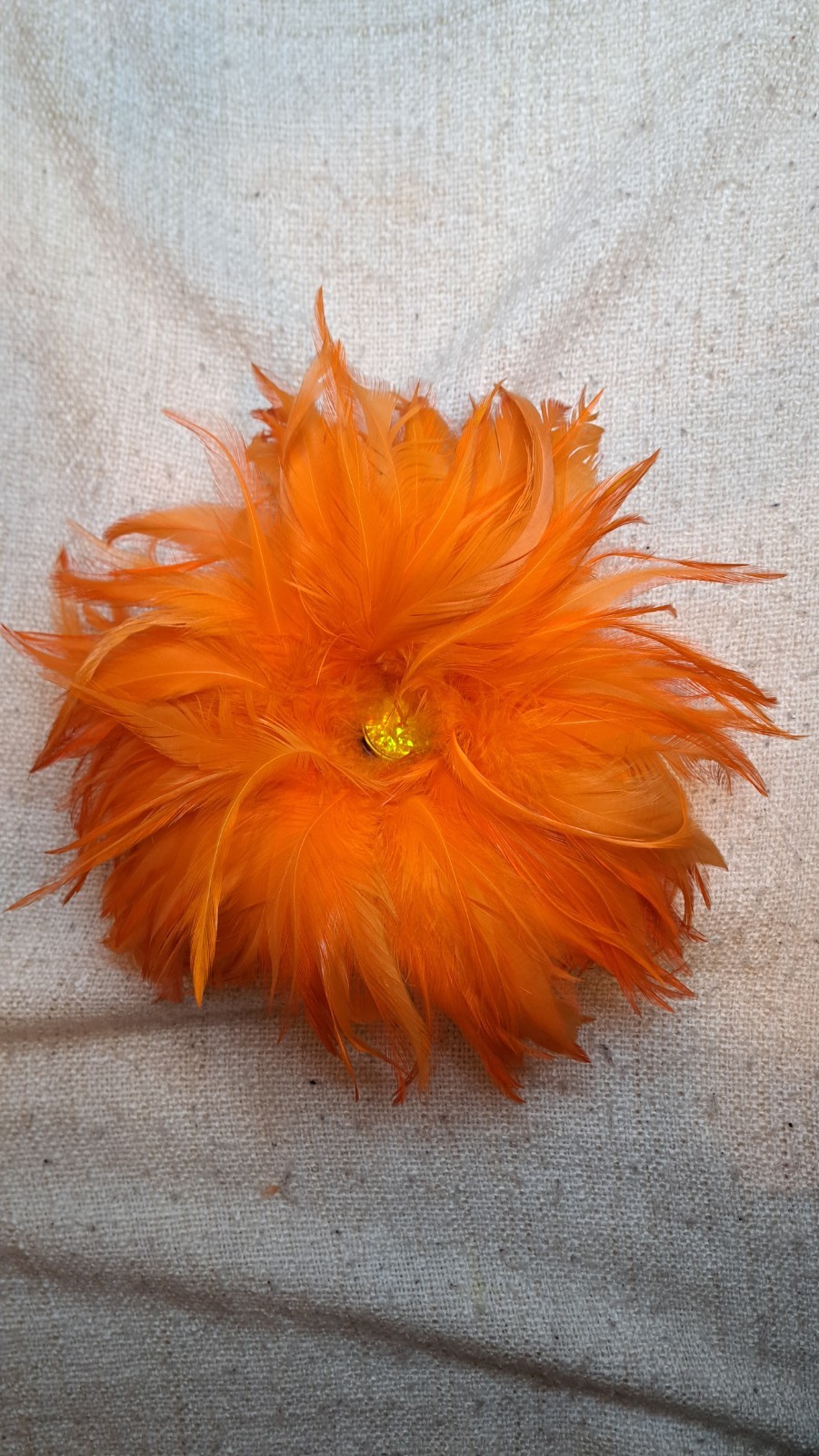 Swatch Pop PMZ105 Feathers Orange Yellow Watch 1996 Vintage Retro