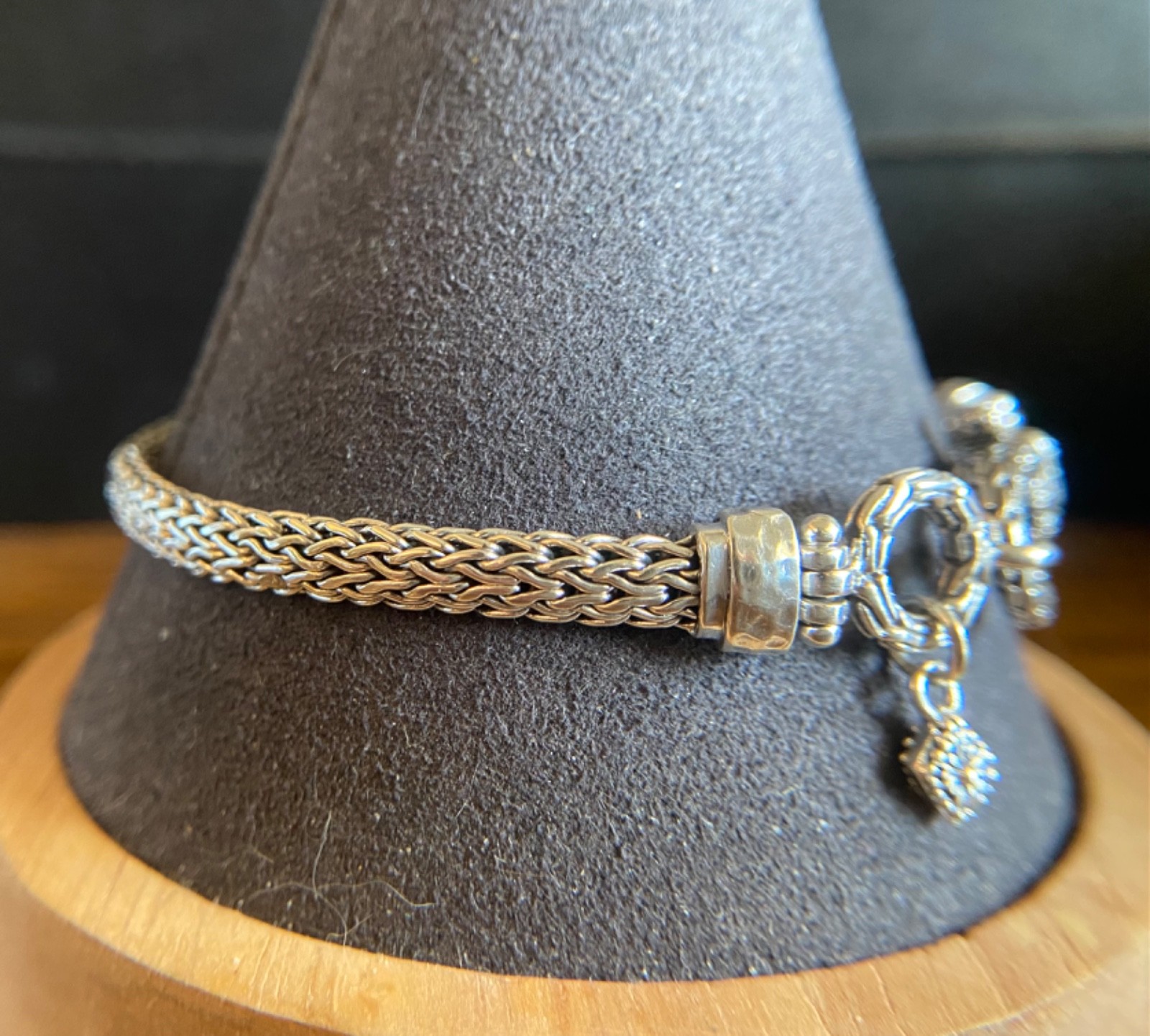Sarda,Balinese Artisan Handmade, Snake Chain Bracelet Sz 6.25 ; 6.5 ; 7.5”