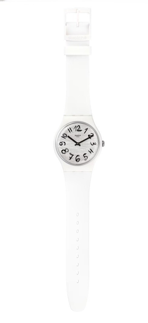 SWATCH GESSO Unisex Wristwatch – SUOW153 – White – NWT
