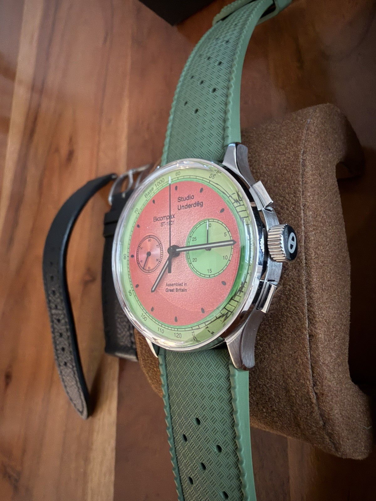 Studio Underd0g Watermelon Underdog With Box Chronograph Watch Gen 3