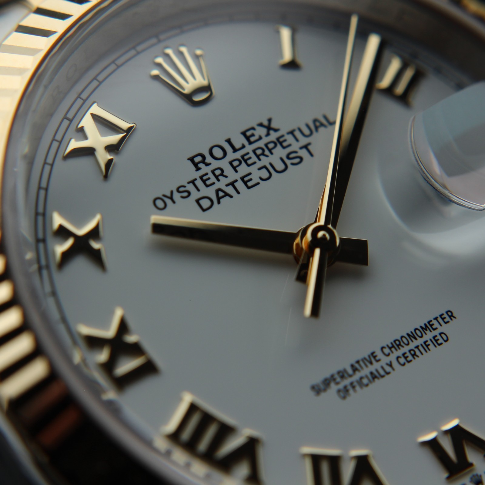 2026 Rolex Datejust White Roman Dial Jubilee 18kt Gold Jubilee 36mm 126233