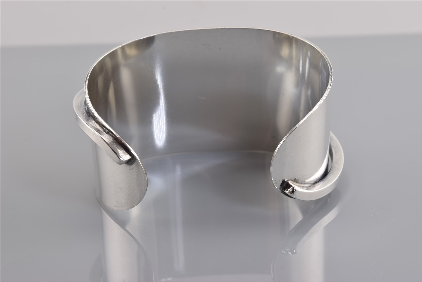 RARE Henry STEIG Sterling Silver Modernist Statement Cuff 925 Bracelet 50g 6.5″