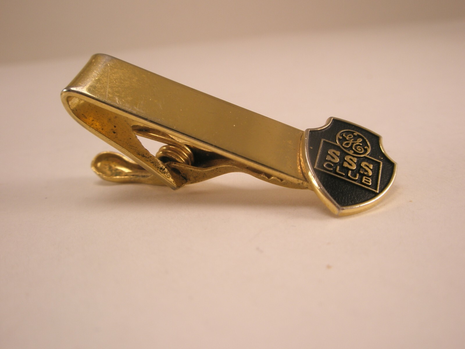 General Electric GE SSS Club Vintage Tie Bar Clip