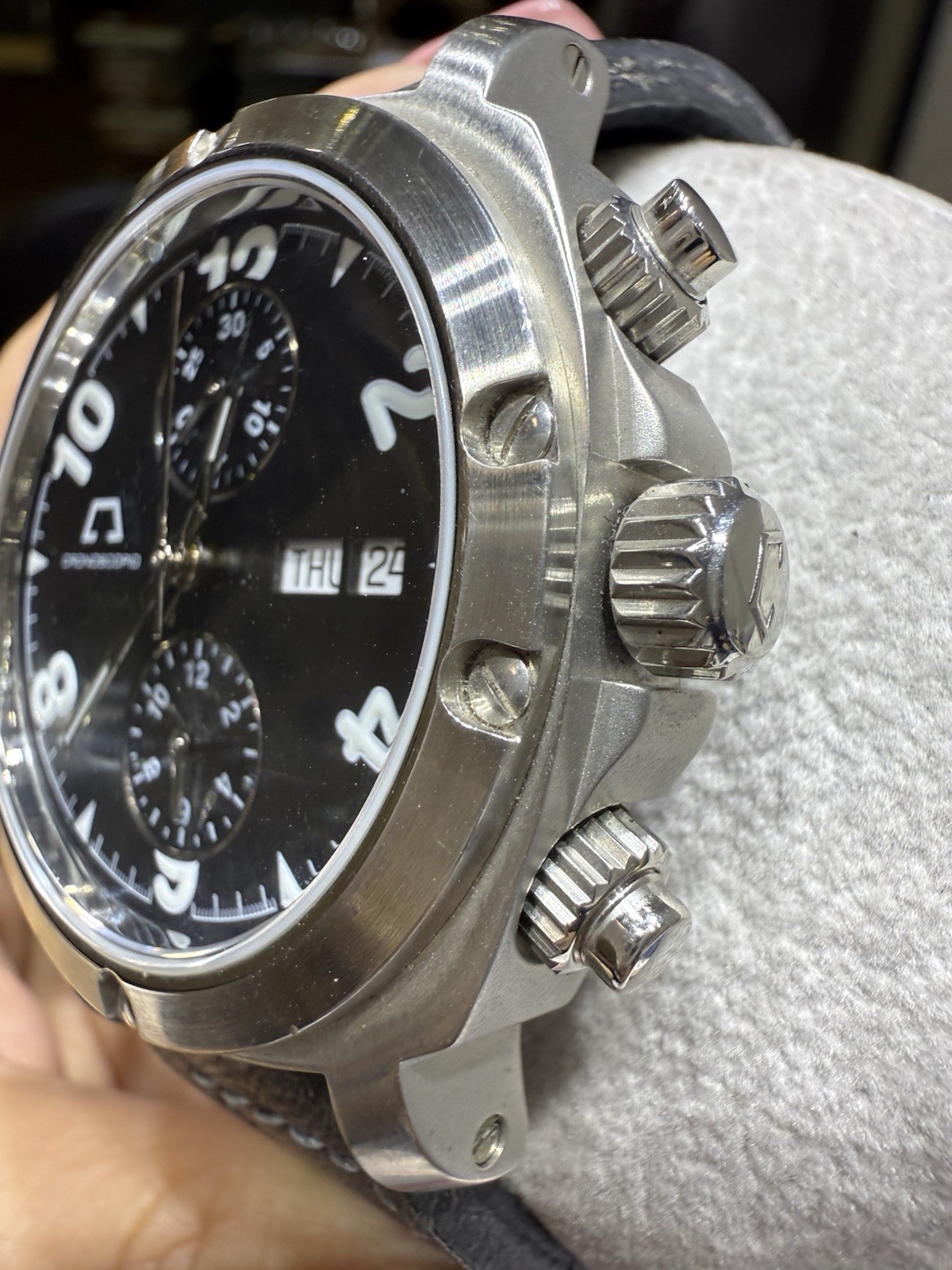 ANONIMO OPERA MECCANA CRONOSCOPIO BLACK DIL MOD 2005 CHRONOGRAPH AUTOMATIC