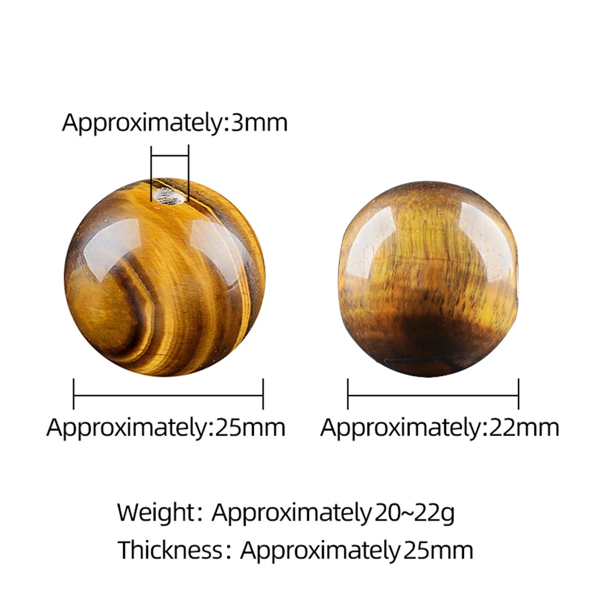 6PCS 25MM Stone Sphere Incense Holder Meditation Yoga Office Home Decor In Bag