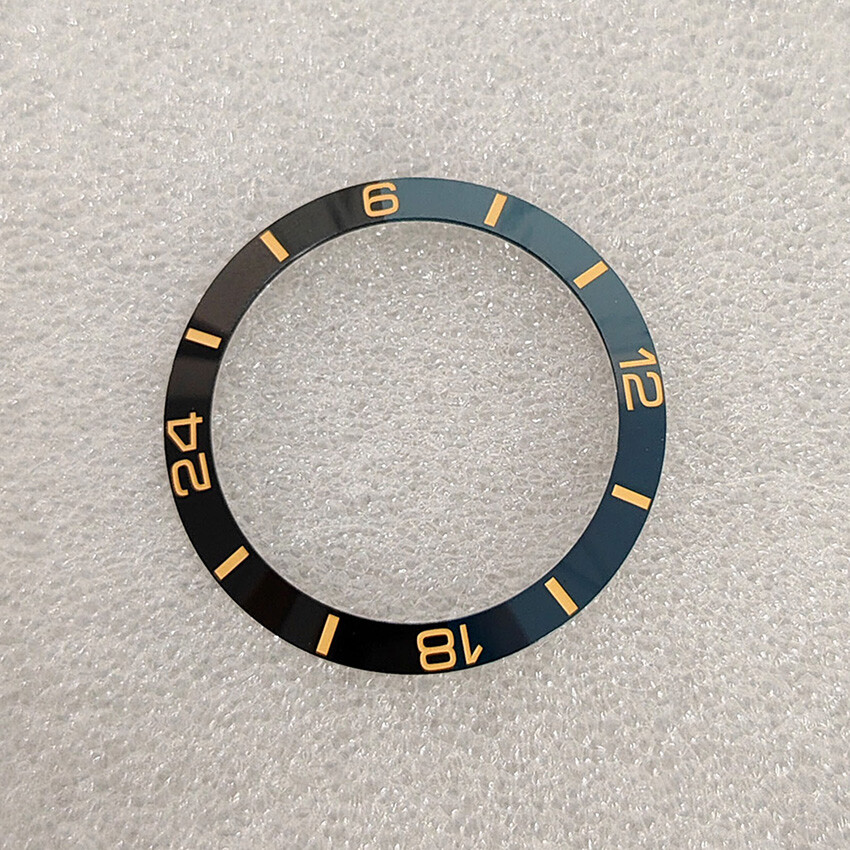 38MM Two-color Bevelled Ceramic Bezel Watch Insert Ring Inside Diameter 30.5MM