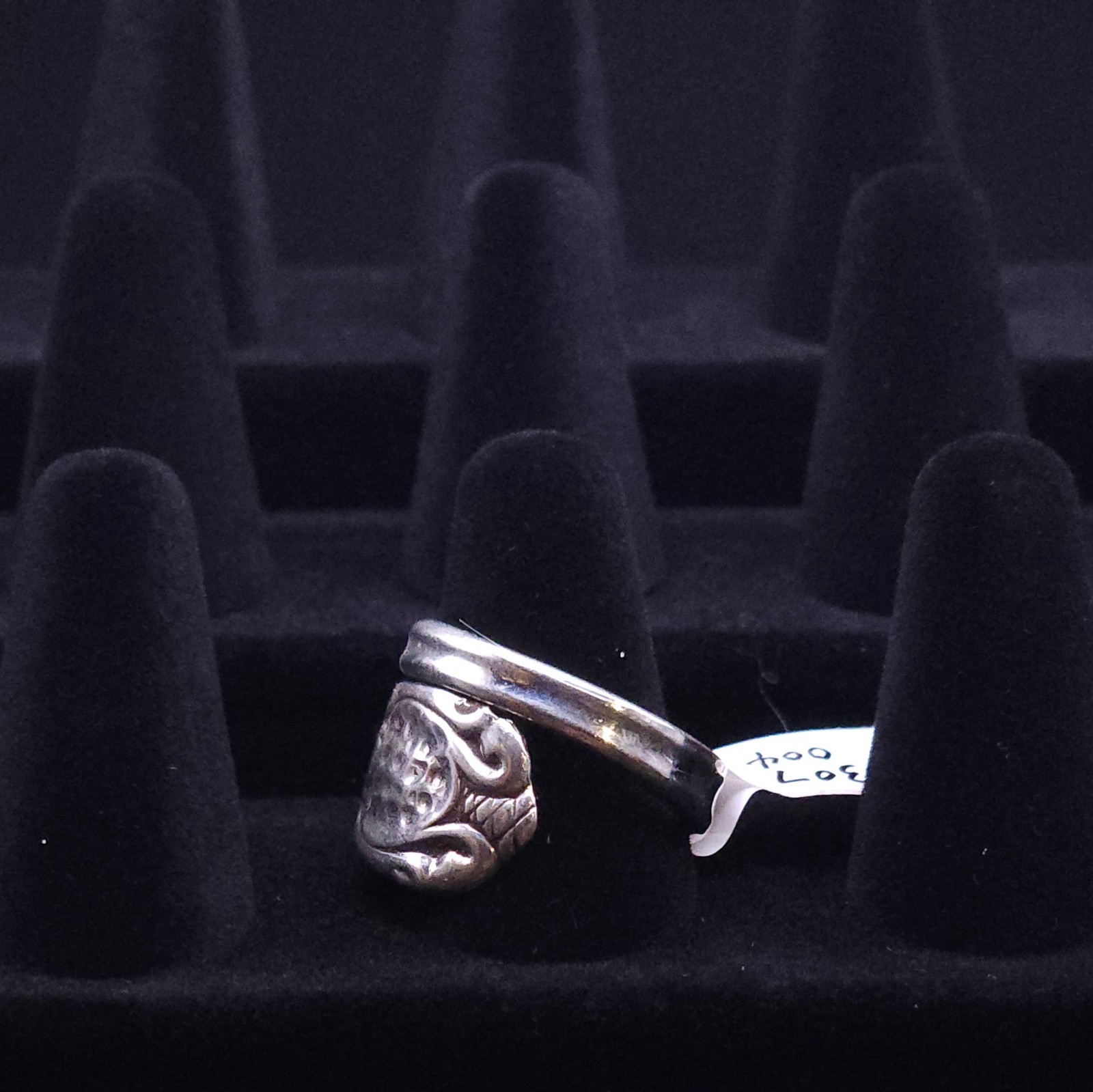 Hand Crafted 925 Sterling Silver Ring Classic Spoon Ring Made From Vintage…