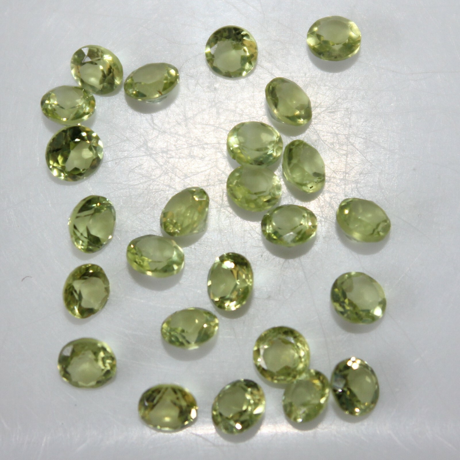 Natural Peridot 2mm, 3mm, 4mm, 5mm & 6mm Round Faceted Loose Gemstone(s)