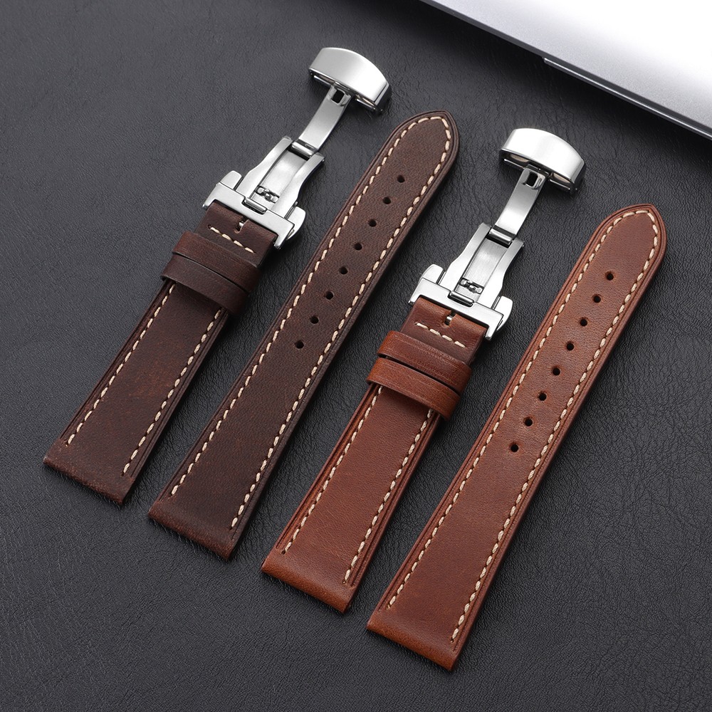 Replacement Leather Watch Band Genuine Watch Straps for Men Women Christmas Gift