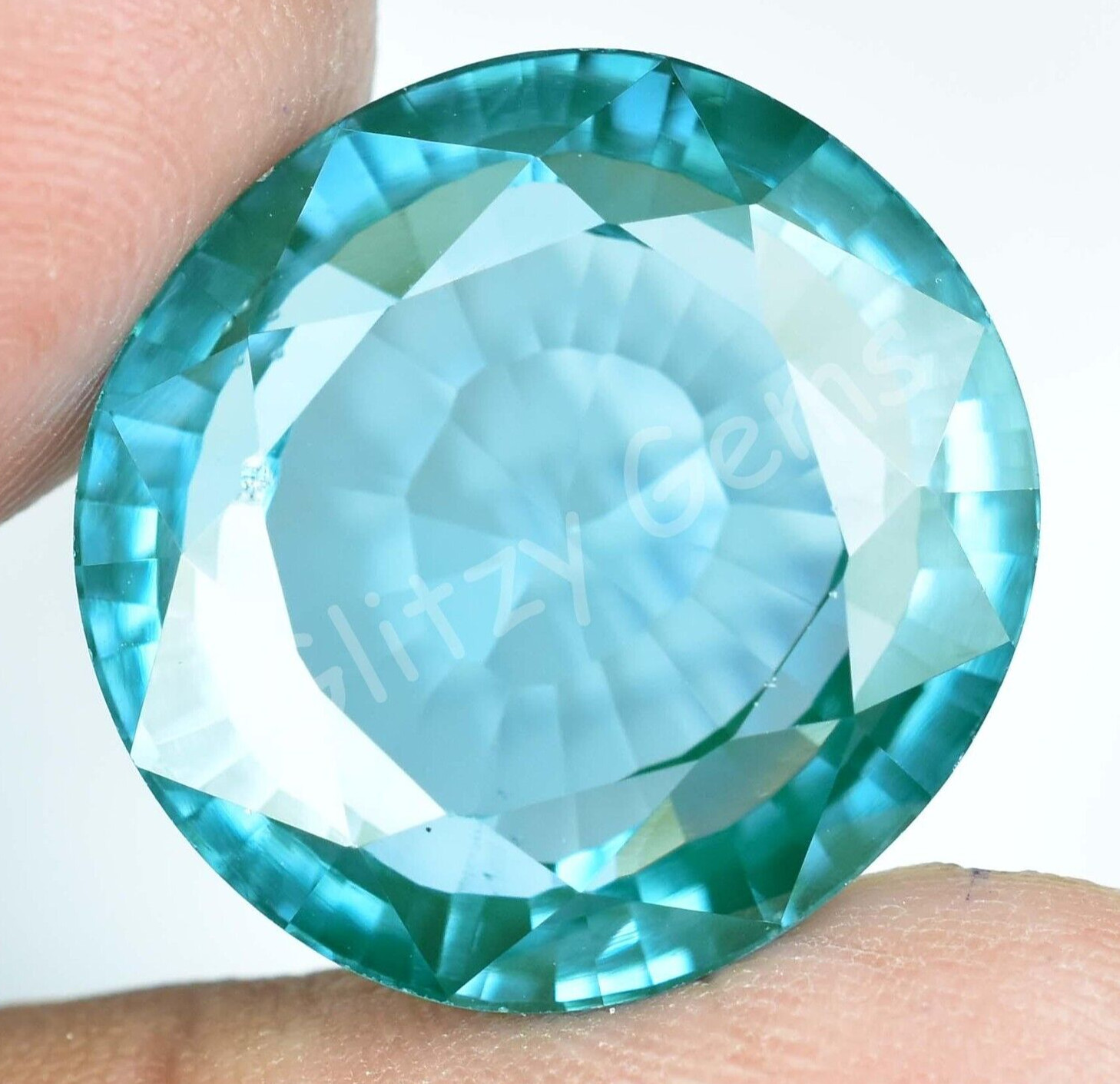 Natural 40.55 Ct Paraiba Tourmaline Greenish Neon Blue Copper Loose Gemstone