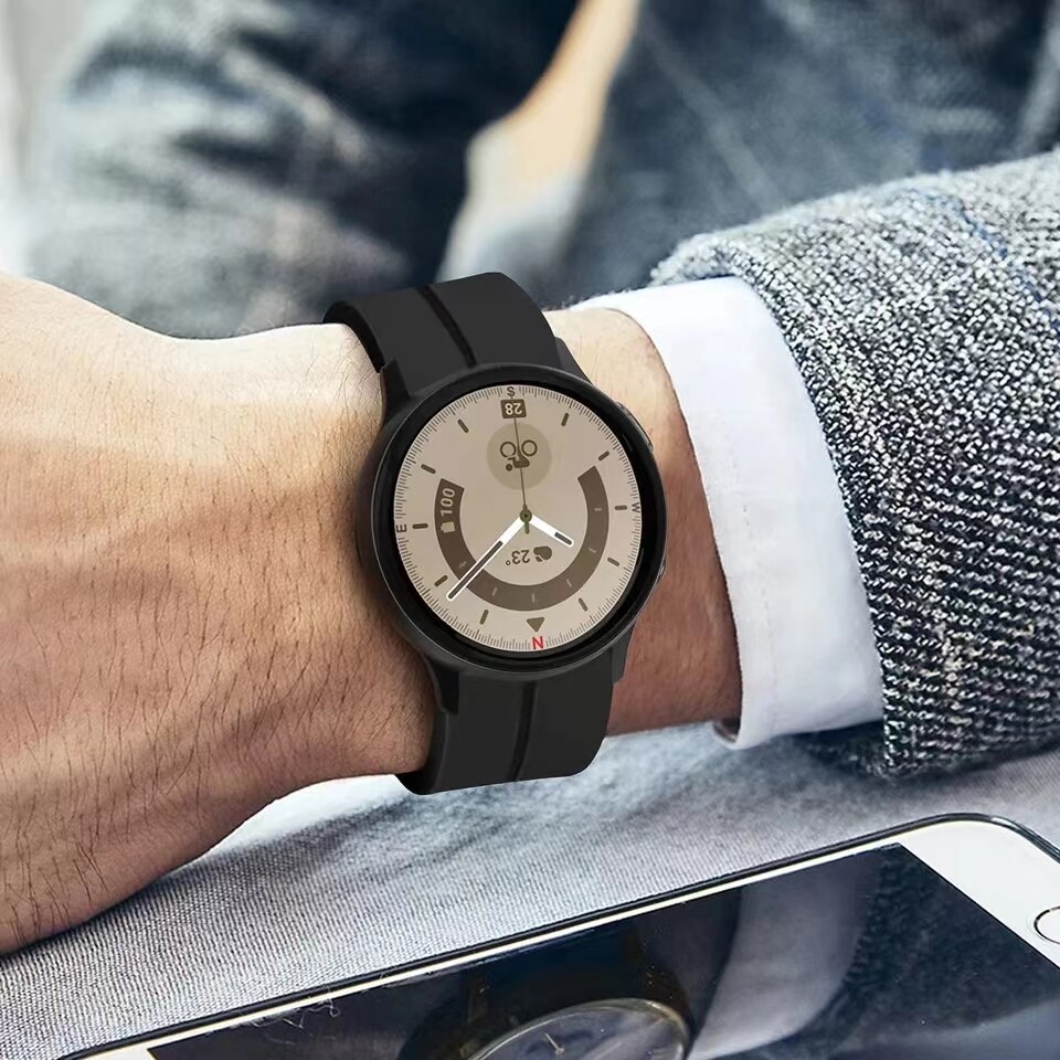 Magnetic Silicone Band Strap For Samsung Galaxy Watch 6 40mm 44mm Classic 43/47