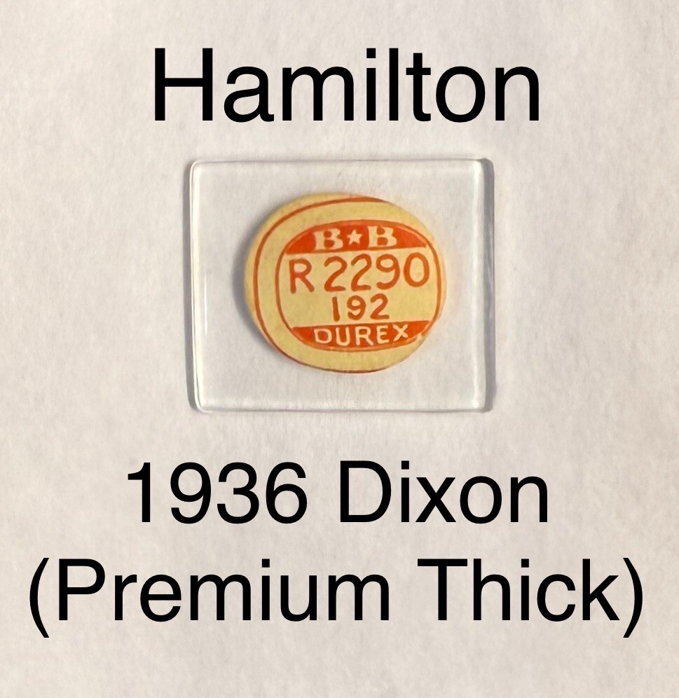 NOS Vintage 1936 Hamilton Dixon Premium Thick Glass Watch Crystal