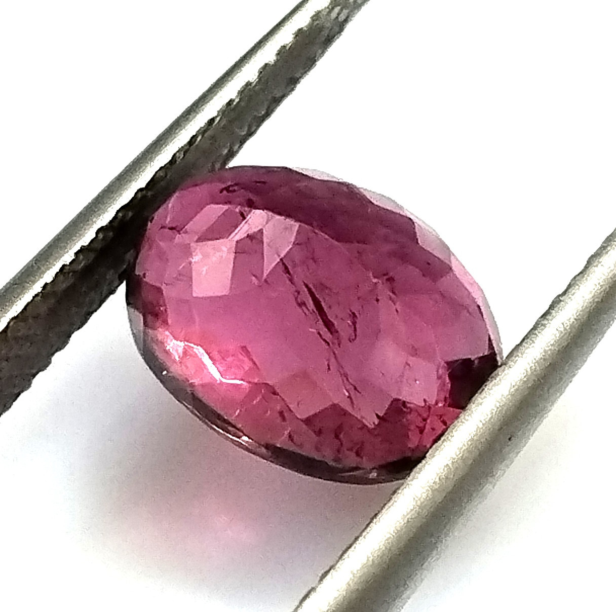 Natural Tourmaline Pink Oval Shape 2.95 Carat Faceted Untreated Loose Gemstone
