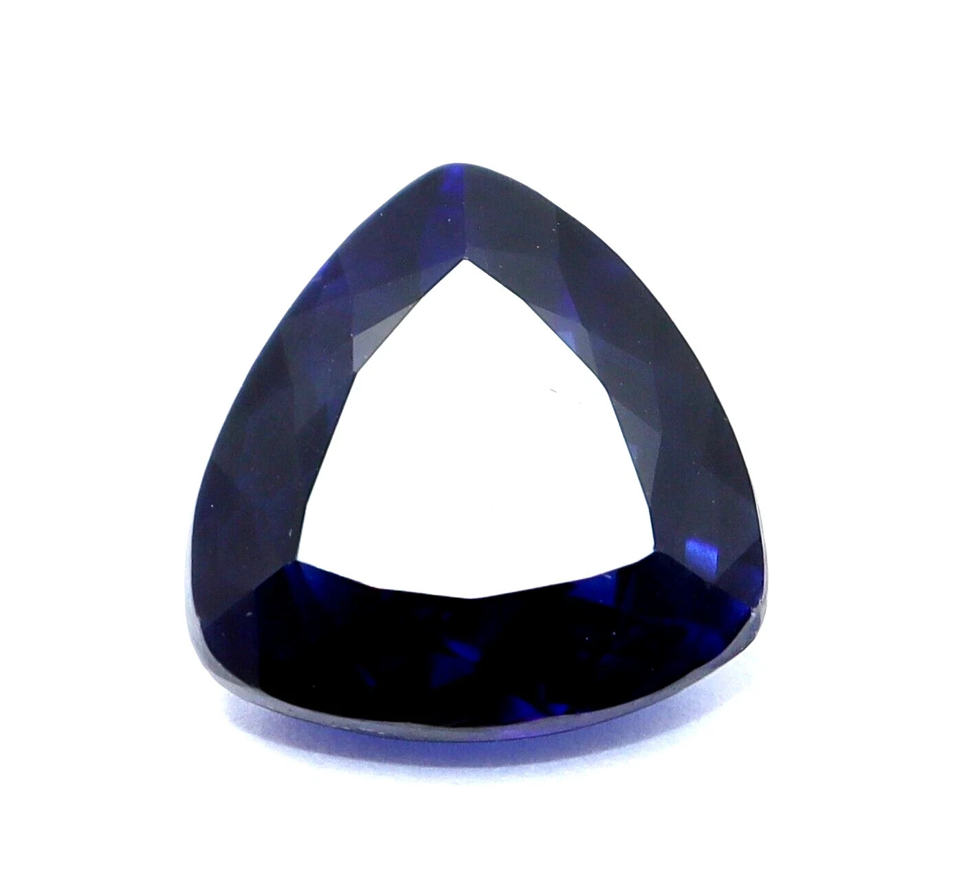 Natural Certified 10.20 Ct Ceylon Trillion Cut Blue Sapphire Loose Gemstone