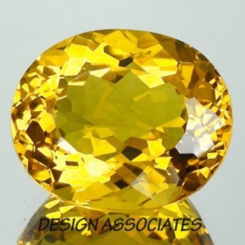 GOLDEN BERYL 11.50 x 8 MM OVAL CUT OUTSTANDING COLOR