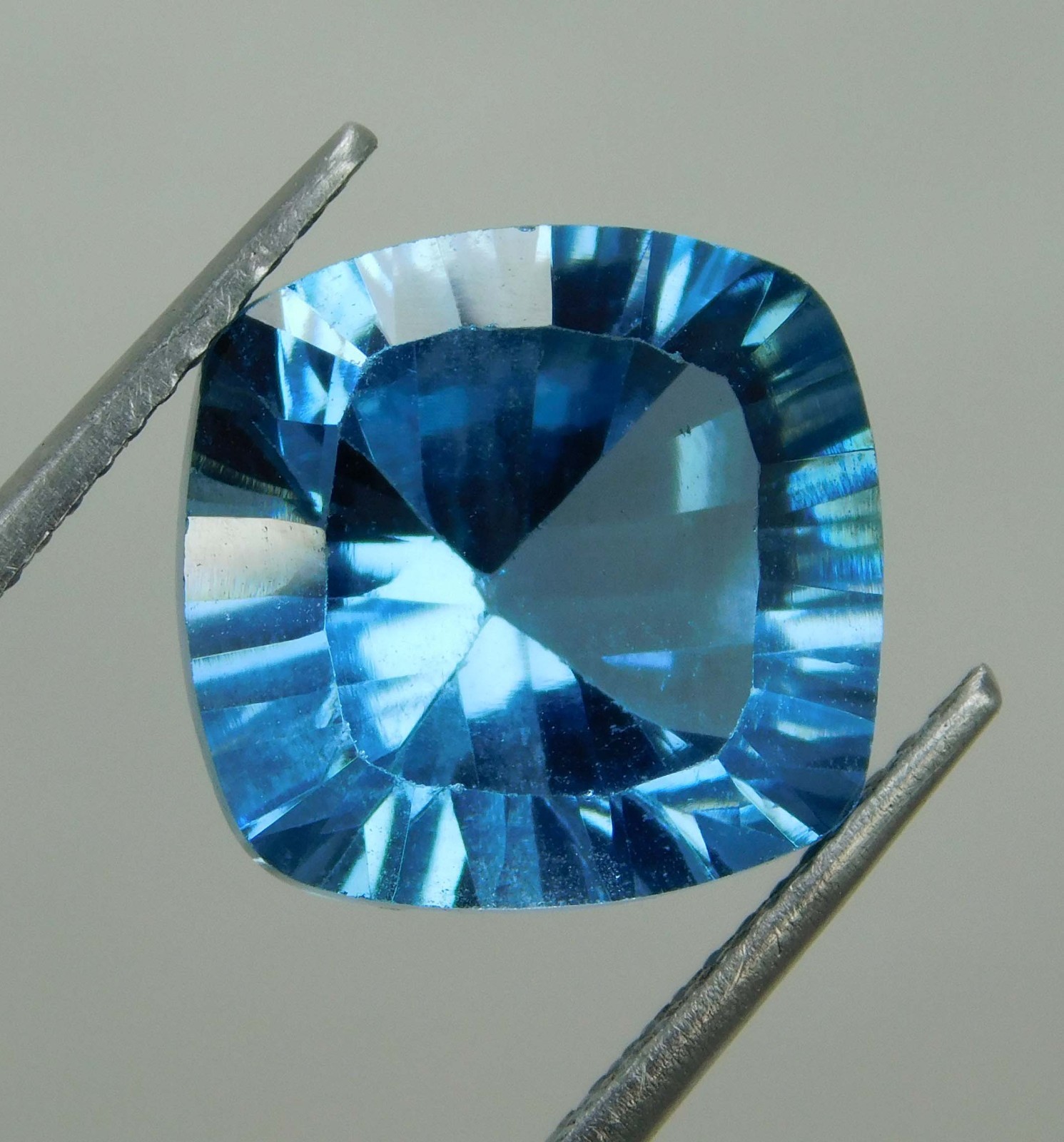 11.05 Ct Natural Mogok Blue Green Spinel Cushion Cut Certified Loose Gemstone