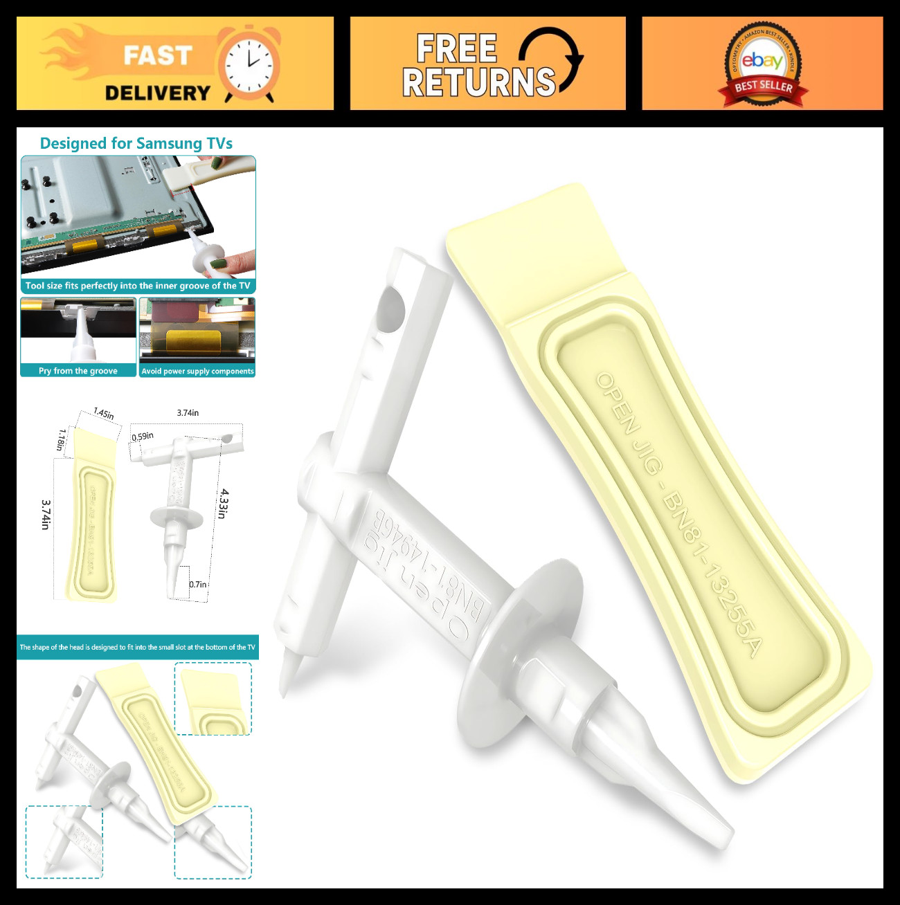TV Back Removal Tool for Screwless TVs | Dismantling Jig for Easy Repair