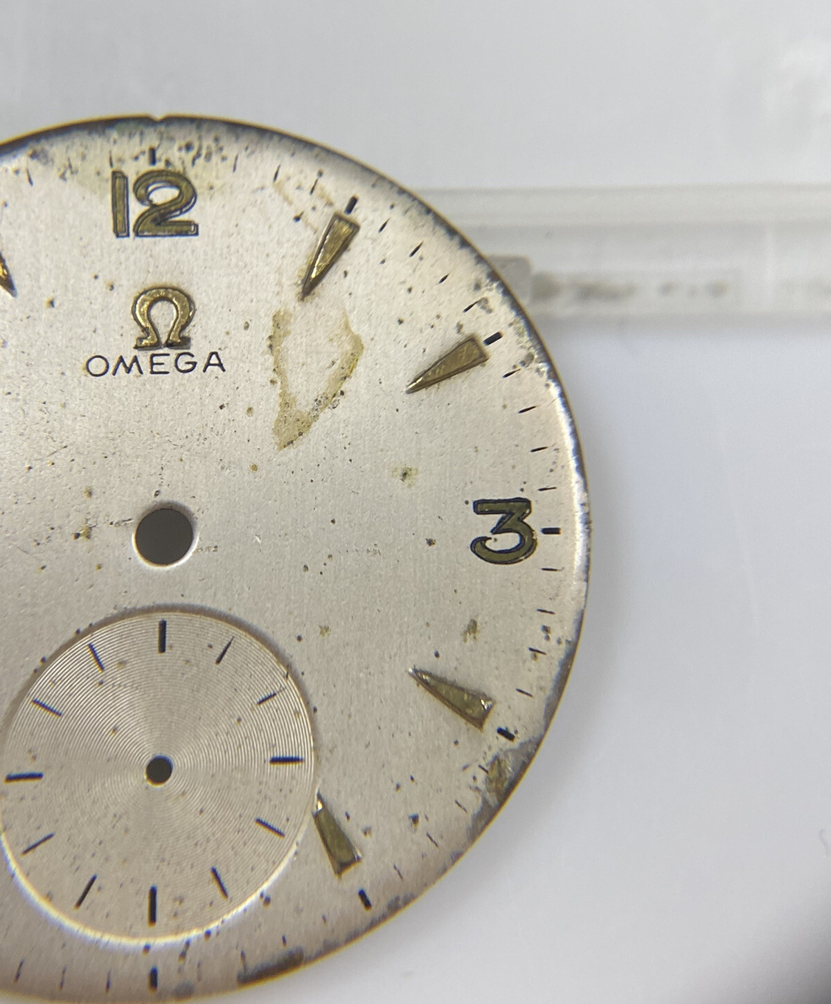 Original Vintage Omega Cal. 260/261/262/265/266/267 Silver/Gold 29.8mm Dial